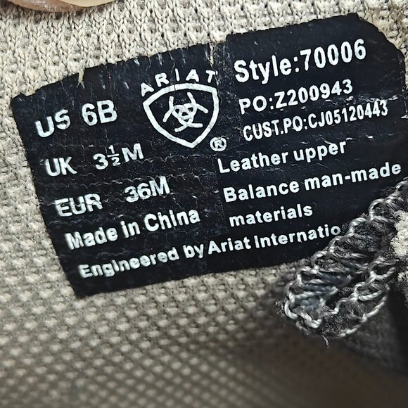 Ariat  Womens Terrain Waterproof Hiking Boots Outdoor Brow Size 6B - Picture 12 of 12